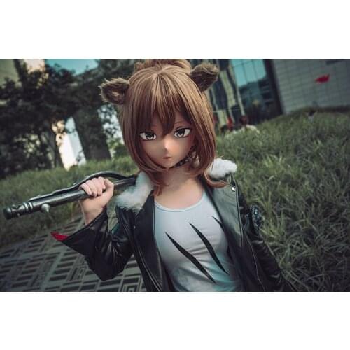 A41) Custom Female/Girl Resin Cosplay Japanese Role Play Anime Character Kigurumi Mask With Back Shell Crossdresser Doll