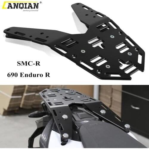 Motorcycle Aluminium Rear Rack Fender Luggage Holder Saddlebag Cargo Shelf Bracket For 690 Enduro R SMCR SMC-R 2019 2020 2021