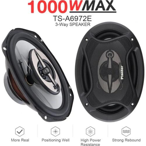 6x9 Inch 1000W Universal Car Coaxial Auto Audio Music Stereo Full Range Frequency Hifi Speakers Non-destructive Installation