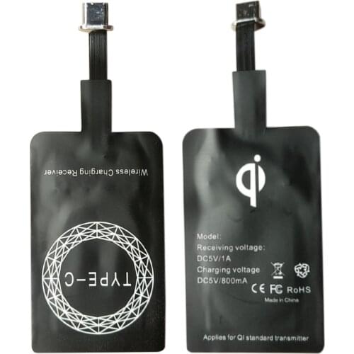 Type C Module Pad Home Mobile Phone Smart Receiver Travel Wireless Charger Universal Qi Adapter Micro USB For Apple For Android