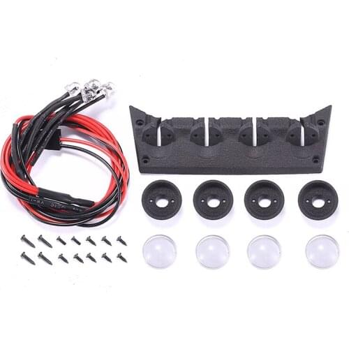 For MN86S MN86 MN86KS MN86K MN G500 RC Car RC Car LED Roof Lamp Lights Bar Spotlight Decoration Accessories Parts