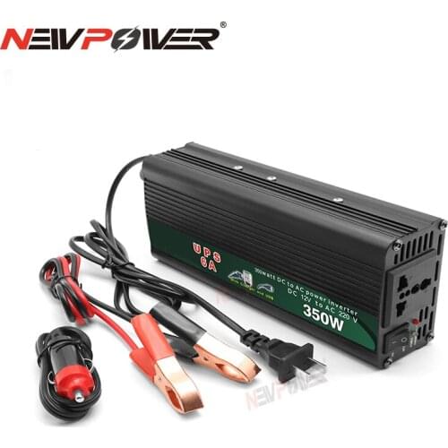 350W Off Grid Inverter with Charger, 350W 12VDC TO AC110V/220V Modified Sine Wave Power Inverter with charge function