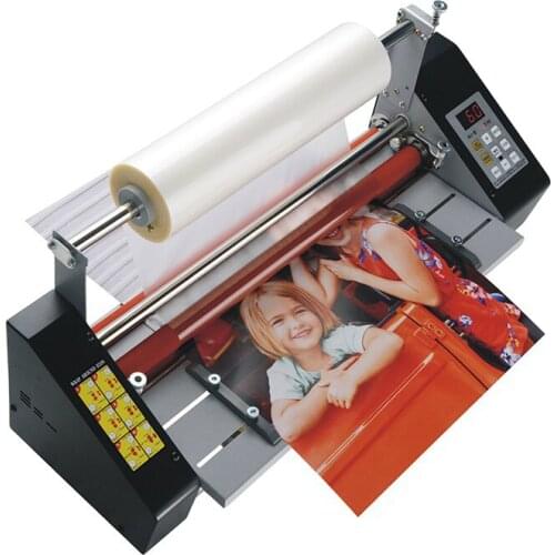 44cm i9460T A2+ Paper Laminating Machine Four Roller Cold Hot Laminator Rolling Machine film photo Laminating Machine