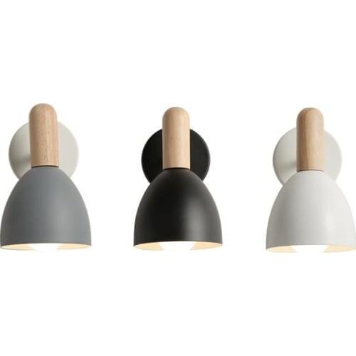 Wall lamp wood metal wall lamp bedroom wall lamp living room wall lamp study room wall lamp