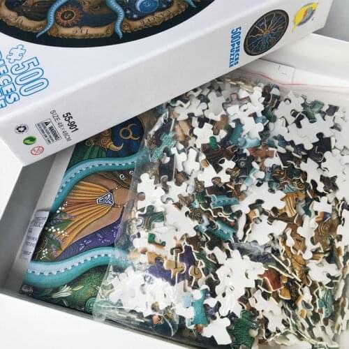 500 Pieces 1000 Pieces Puzzle Twelve Constellation Children Puzzle Toy Landscape Painting Puzzle Adult Decompression Toy