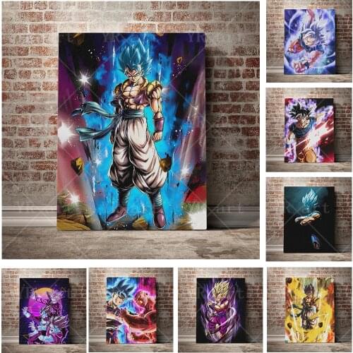 Dragon Ball Canvas Poster Print Picture Goku Vegeta Mural Wall Art Prints Child Room Decoration Living Room Home Decor Cuadros