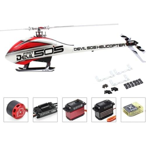 ALZRC-Devil 505 FAST FBL Remote Control 3D Fancy Helicopter 17D505F-K Super Combo 120A