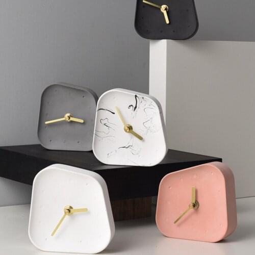 Simple and Cute Alarm Clock Home Living Room Bedroom Desktop Clock Portable AlarmHome Decoration Desktop OrnamentsExquisite Gift