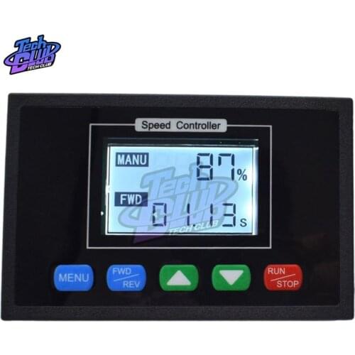 DC10-55V Digital Display 0~100% Adjustable DC 12V/24V/36V/48V 40A Multifunctional PWM Motor Speed Controller Time Controller