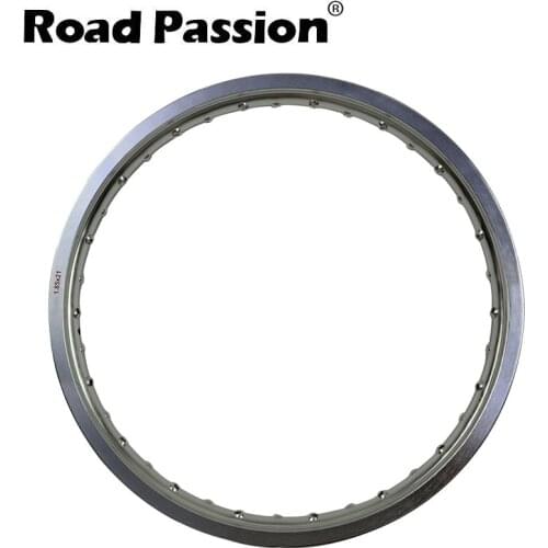 Road Passion 6061 Aviation aluminum 1.85x21 36 Spoke Motorcycle Rims wheel circle Hole 185x21 1.85 21 high strength Black Silver