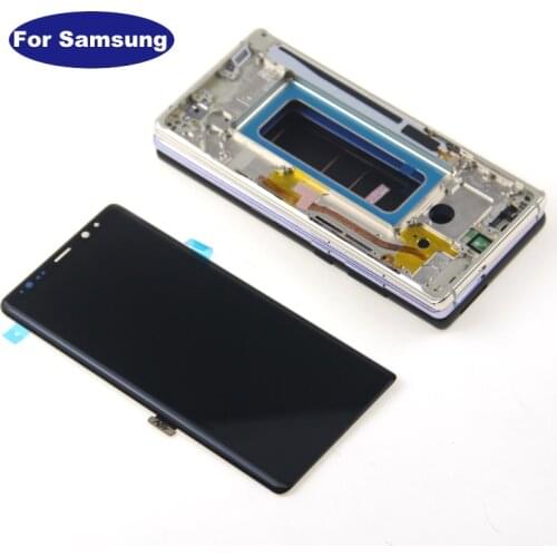 2960*1440 6.3 Amoled lcd Replacement with frame For Samsung Note 8 Lcd Display Touch Screen Digitizer Note8 N950 N950F