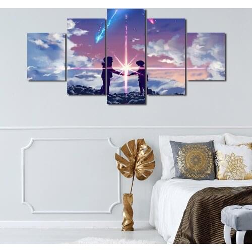 Modern Canvas Painting Your Name Posters and Prints Wall Art Picture for Living Room Home Decor with Frame