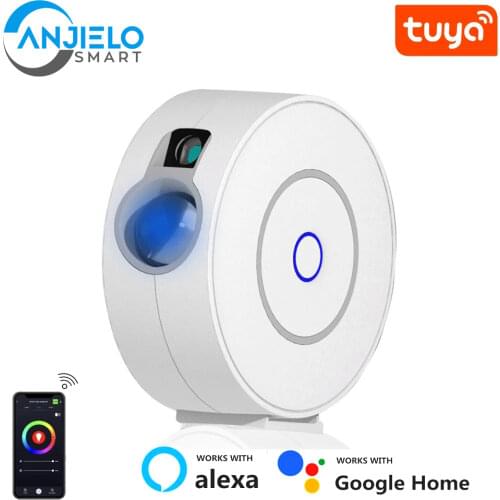 Anjielosamrt LED Star & Galaxy Cloud Light Projector for Room with Tuya Alexa Google Home Bluetooth WiFi App Control & Timer