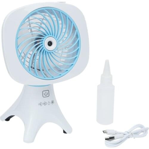 USB Rechargeable Smart Spray Fan Universal Cooling Humidifying Fan Water Cooling Spray Fan Desktop Air Conditioning Appliances