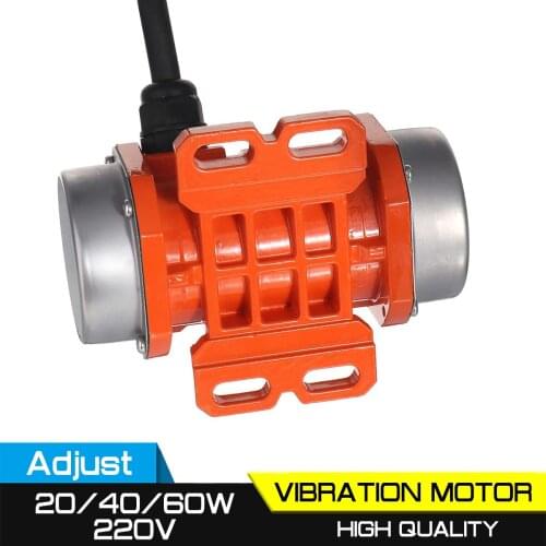 [in stock] 20/40/60W 220V Adjustable Speed Vibrating Motor for Feeding Machine, Shotcrete Machine, Washing Machine