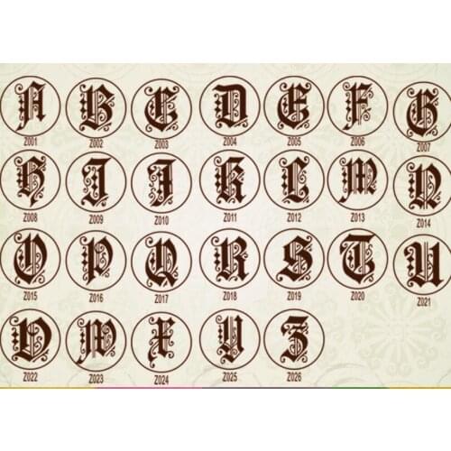 Wax Stamp Copper head Curlicue 26 Letters DIY Scrapbooking Vintage wax sealing stamp wedding/party invitation/envelop gift seal