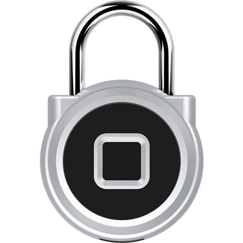 Fingerprint Padlock Thumbprint Lock Support USB Charging Waterproof Keyless Lock Suitable for House Backpack Luggage Office