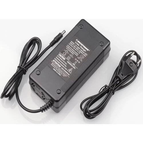 50pcs 14S 58.8V 3A DC5521Battery Charger 48V LithiumBattery Electric Bicycle Lithium Battery Charger With Cord