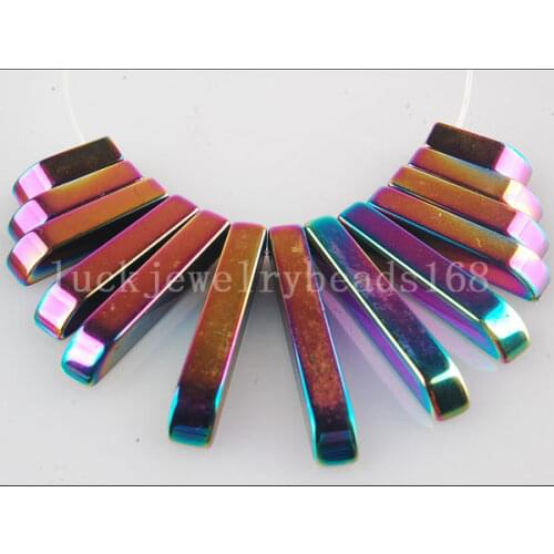 Free Shipping Women Fashion Jewelry Multicolor Non-Magnetic Hematite Pendant Bead 13pcs C2729