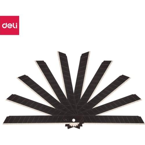 9mm small Deli 78002 black art blade industrial multi functional paper cutting box wall manual blade wallpaper blade