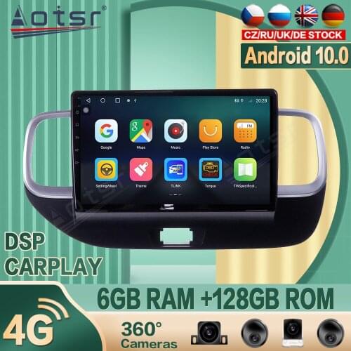 ForHyundai VENUE 2019 + Android Car radio Player GPS Navigation 360 camera Auto Stereo Multimedia Video Headunit DSP carplay 4G