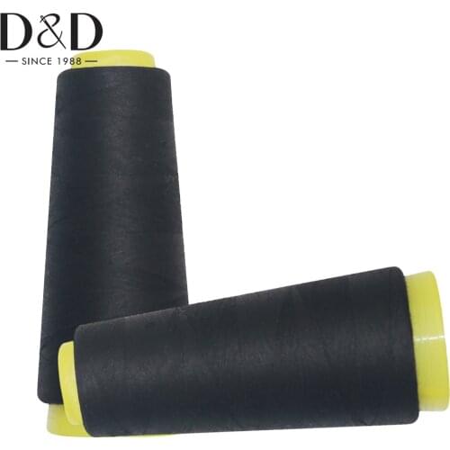 Big Sale 1000m Black Polyester Sewing Threads 40S/2 for Sewing Machine&Quilting&Hand Sewing