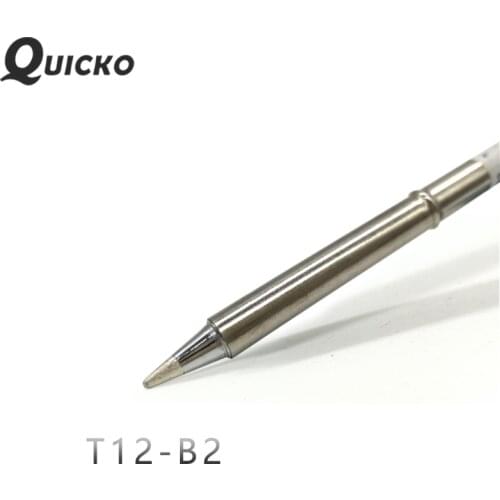QUICKO T12-B2 Shape B series Solering iron tips welding tools for T12 Handle T12 Soldering station FX9501/951/952 Handle
