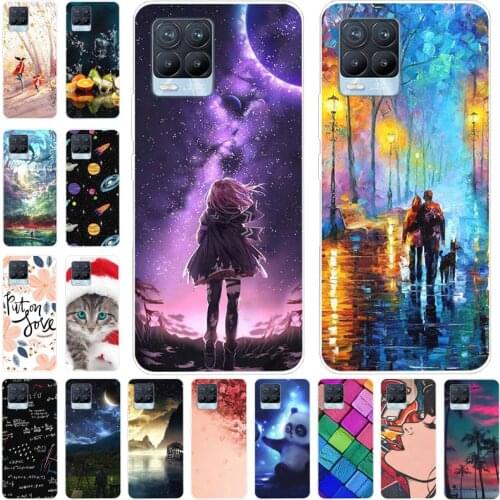 For Realme 8 Pro Case Cover Bumper On For OPPO Realme 8 Pro 2021 Phone TPU Soft Silicone Case Realme 8 8Pro Cover Back Shell