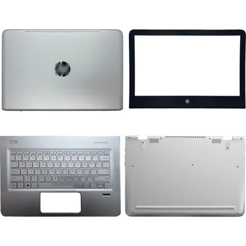 For hp envy 13-d 13-d025/51/56/40 series portable lcd back cover/front frame/hinges/handrest/bottom box 829305-001 TPN-C120