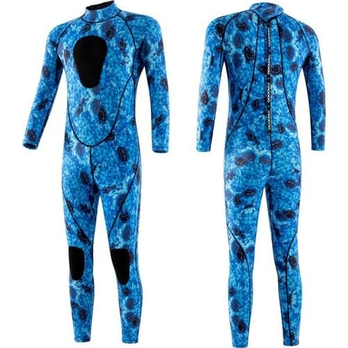 3mm Wetsuit for Men Protective Swimwear Man Swimsuit Male Neoprene Swimming Wet Suit for Surf Surfing Diving Clothes Long Sleeve