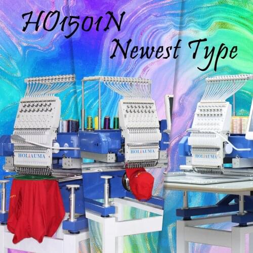 HOLiAUMA 2020 newest 450*650mm creative computerized single head T-shirt embroidery machine