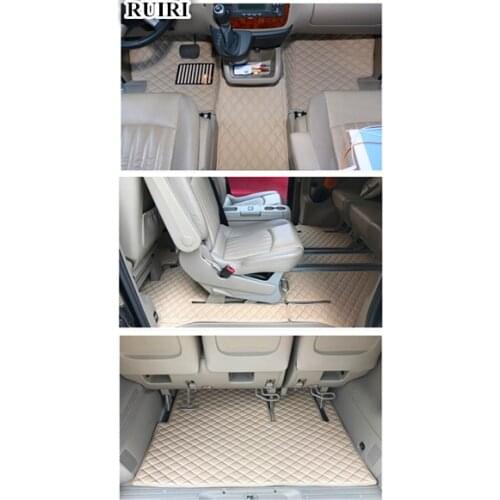 Good quality! Custom special car floor mats + trunk mat for Mercedes Benz Viano 7 8 seats 2019-2004 durable waterproof carpets