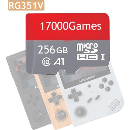 Memory card For RG351M RG351P RG280V RG300X RG350M RG350P RK2020 RK3326 Retro Game with PS1 GBA FBA and many other Emulator Game