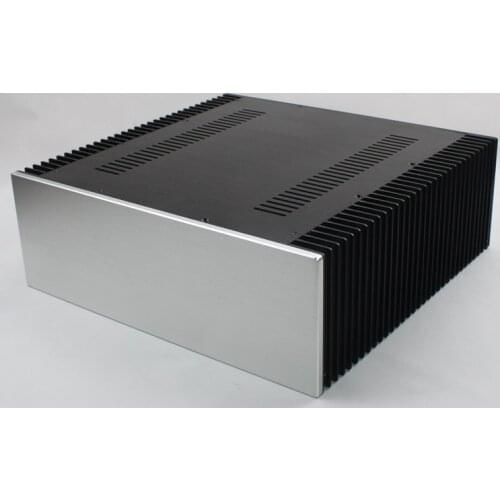 WA68 All aluminum amplifier chassis / Preamplifier case / AMP Enclosure DIY box (412 *150*430mm)