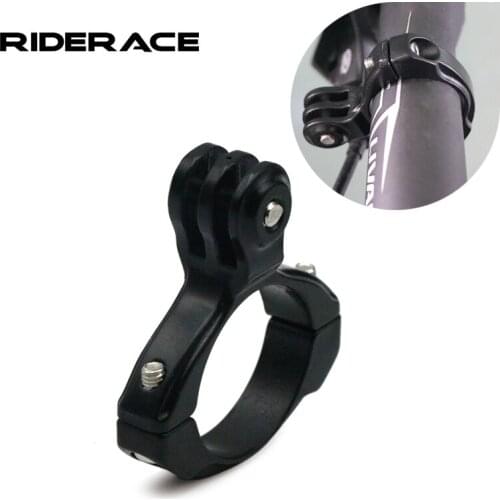 Bicycle Mount Clip Holder O Type For Gopro Hero Action Camera Accessories Motorcycle Handlebar Clip Holder Bike Seatpost Clamp