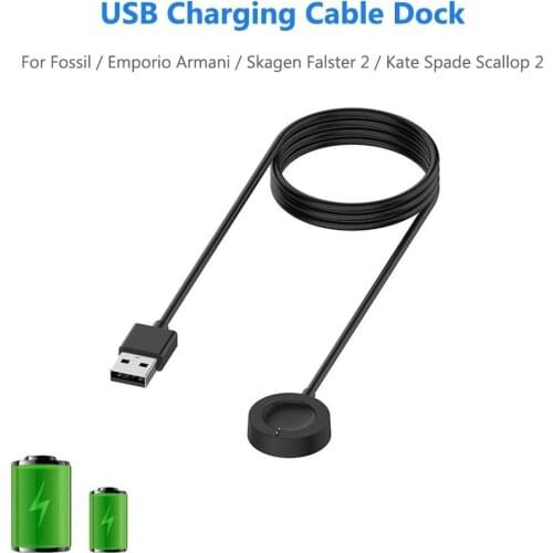 Magnetic Smart Watch USB Charging Cable Dock Wireless Charger for Fossil Gen 4 5