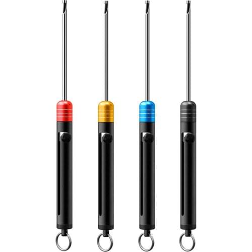 New Stainless Steel Fishing Hook Remover Safety Decoupler Extractor Fishhook Disgorger with Aluminum Handle Fishing Tackle