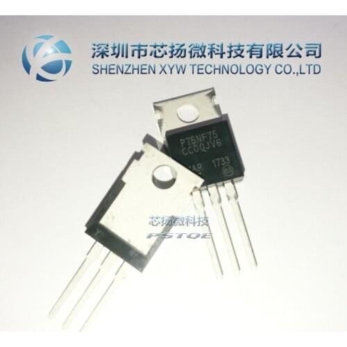 New original STP75NF75 P75NF75 TO-220 TO220 In Stock