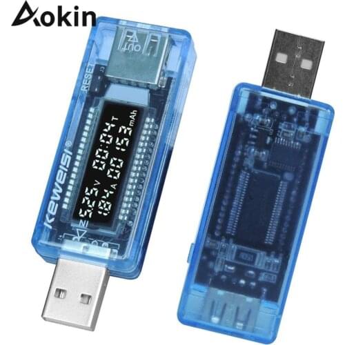 New Usb Battery Tester Current Voltage Capacity Tester Usb Volt Current Voltage Doctor Charger Capacity Tester Meter Power Bank