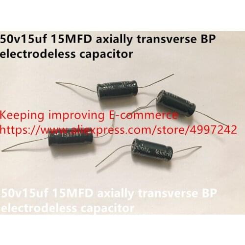 Original new 100% 50v15uf 15MFD axially transverse BP electrodeless capacitor (Inductor)