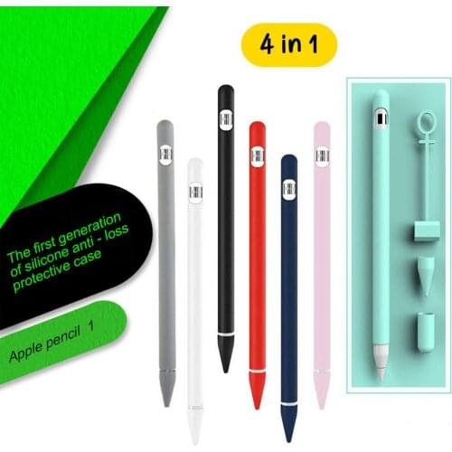 Silicone Protective Cover Suitable For 1st Generation Apple Pencil Apple Stylus Imitation Slip Imitation Pen Cover