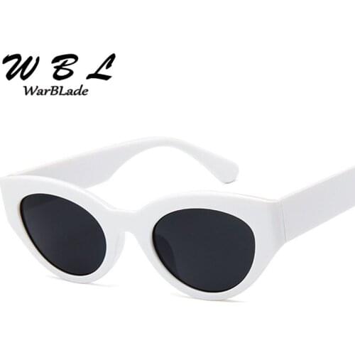 WarBLade Vintage Oval Sunglasses Women Men Classic Eyewear Accessories UV400 Sun Glasses For Women Shades White Oculos 2019