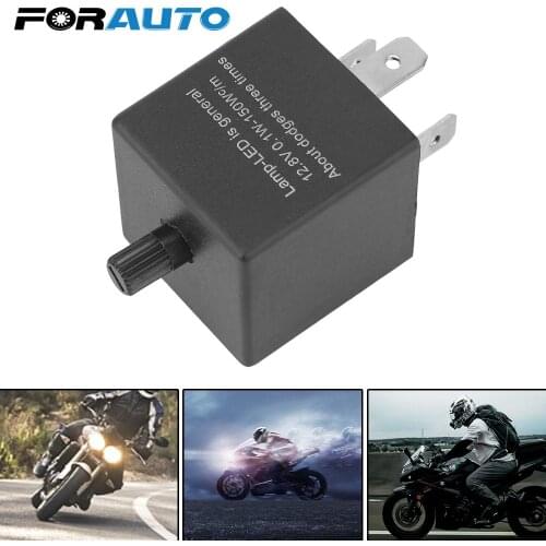 Universal 3pins 12V Electronic Adjustable Freauency LED Turn Signal Light Car Motorcycle LED Flasher Relay Blinker Flasher Relay