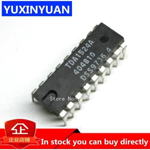 YUXINYUAN 5pcs/lot TDA1524A TDA1524 DIP18 Stereo-tone/volume control circuit Can be purchased directly
