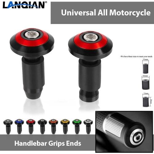 For Honda CBR 600RR 954RR CB1000R CBR1000RR FIREBLADE SP CBR1100XX Motorcycle Handle Bar End Cap Anti Vibration Silder Plug