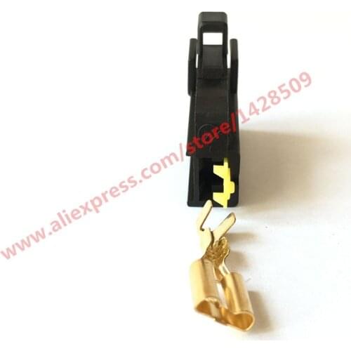 5 Sets 1 Pin/Way Female Auto Car Horn Speaker Cable Connector Plug 7123-4123-30 For Toyota