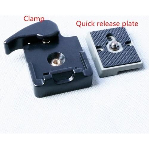 Jadkinsta Camera Tripod Adapter Clamp Holder For Manfrotto 200PL Quick Release Clamp Plate Mount Tripod Plate For Manfrotto DSLR