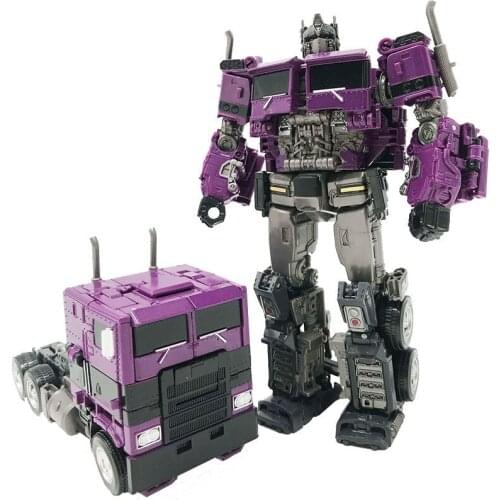 AOYI BMB New 18cm Cool Purple Transformation Toys Alloy Anime KO Action Figure Car Tank Model Kids Boy Gift H6001-4C SS38 YS-03B