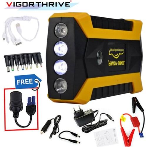 Car Petrol Starting Device Car Jump Starter Mini Emergency Charger Battery Booster For Petrol 12V Power Bank Emergency Discharge