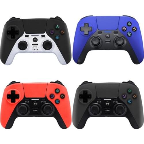 Wireless Bluetooth Gamepad For Playstation4 Joystick Console Controller Six-axis Dual-vibration Touchpad Light Joypad Controle